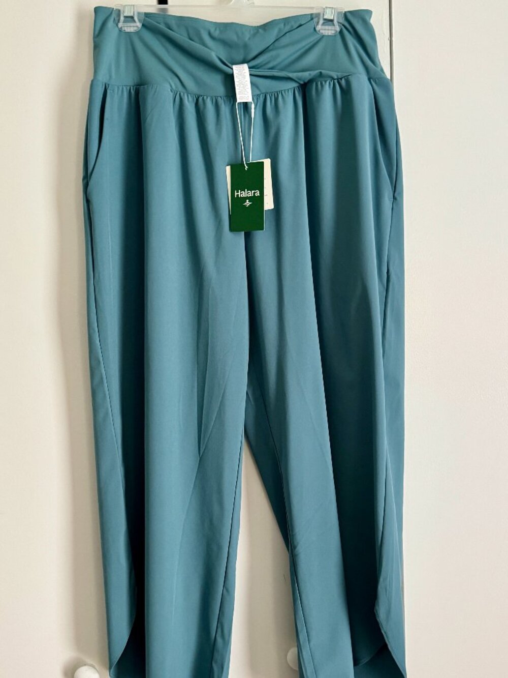Halara Breezeful Athleisure Large Regular Turquoise Pants New With Tags